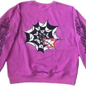 Chrome Hearts x Matty Boy Crewneck Size medium. Chrome hearts purple crewneck